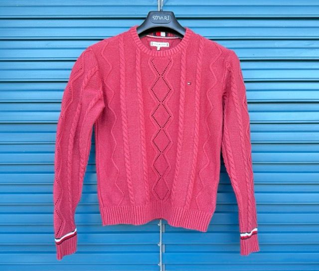 Pull en maille rose Tommy Hilfiger - photo 1 sur TheSwissDeal