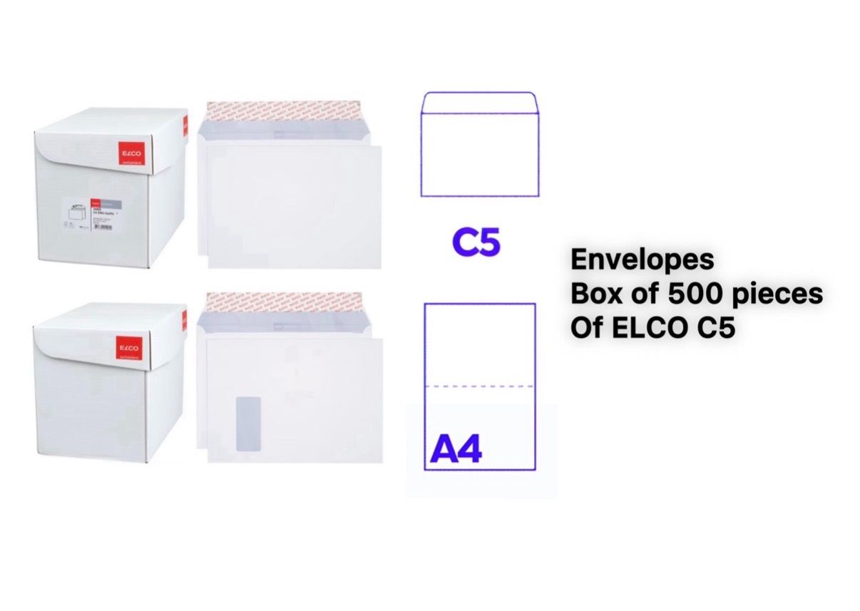 Lot d'enveloppes ELCO C5 neuves - Paquet de 500 pièces - photo 1 sur TheSwissDeal