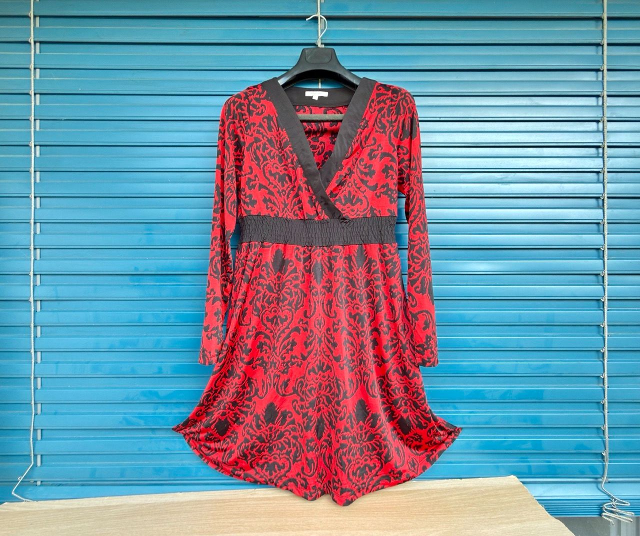 Robe Portefeuille Femme Rouge Baroque Happy Holly - photo 1 sur TheSwissDeal